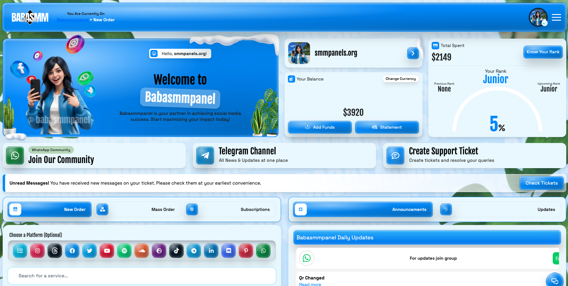 BabaSMMPanel.com thumbnail